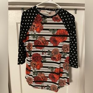 LuLaRow Randy Shirt, Women’s size S